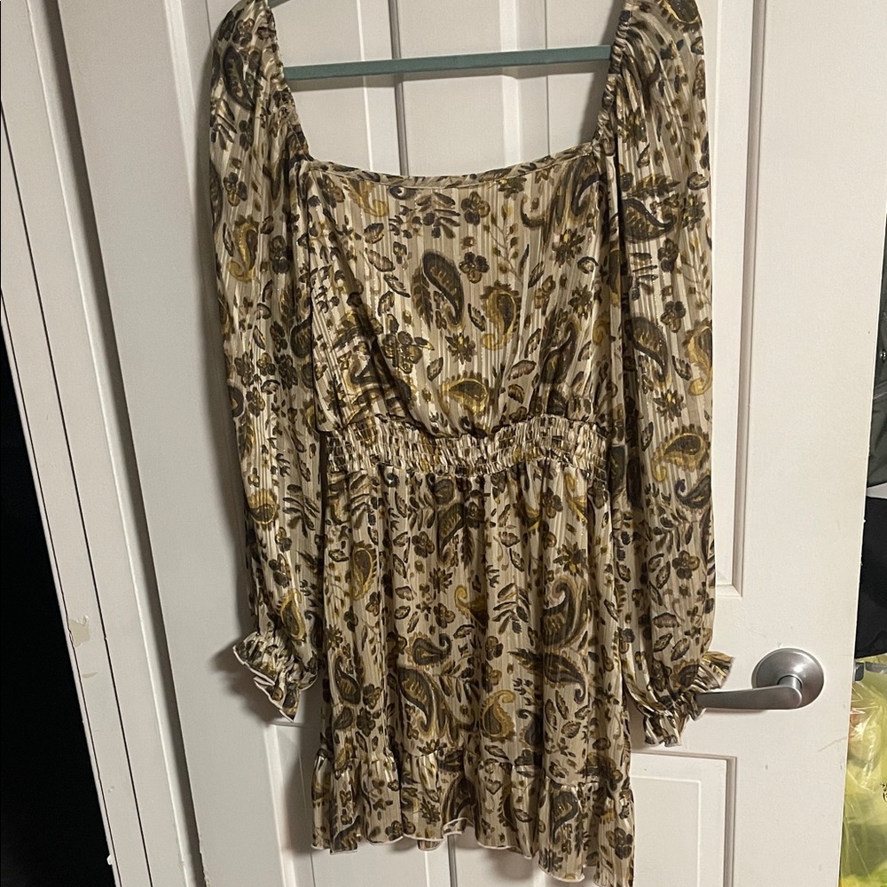 Peach Love California Multicolor Floral Dress